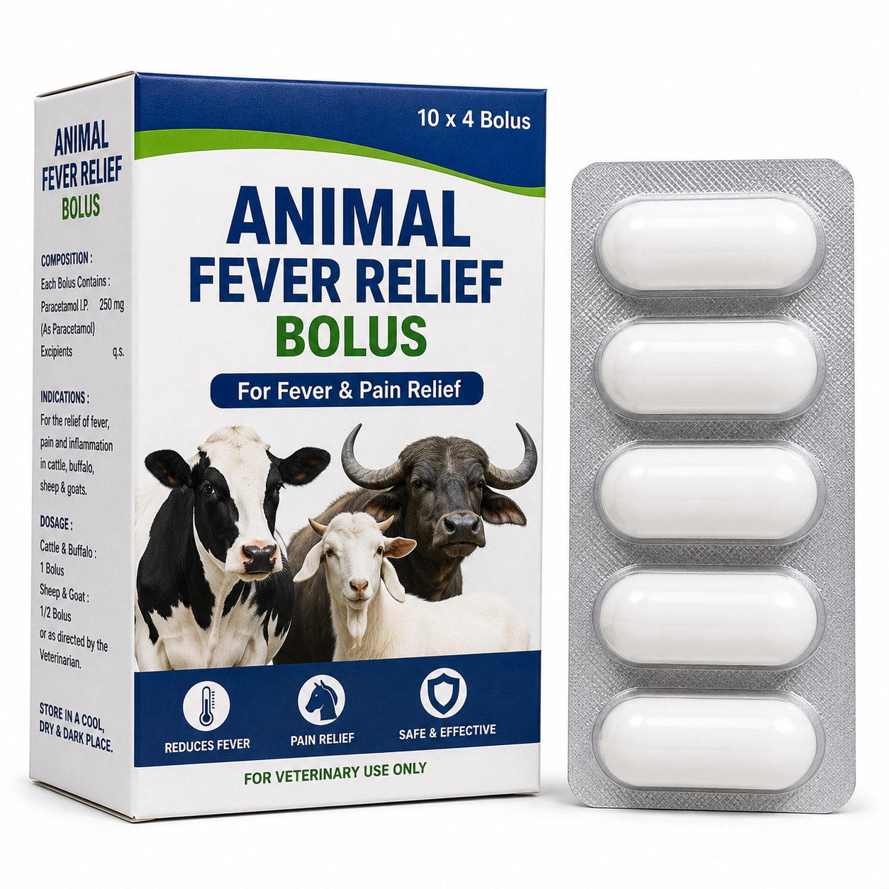 Animal Fever Relief Bolus